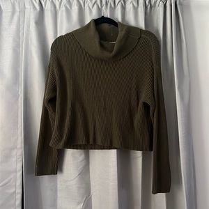 Dark green sweater